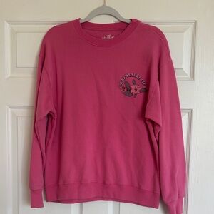 Hollister Hot Pink Surf Club Crewneck